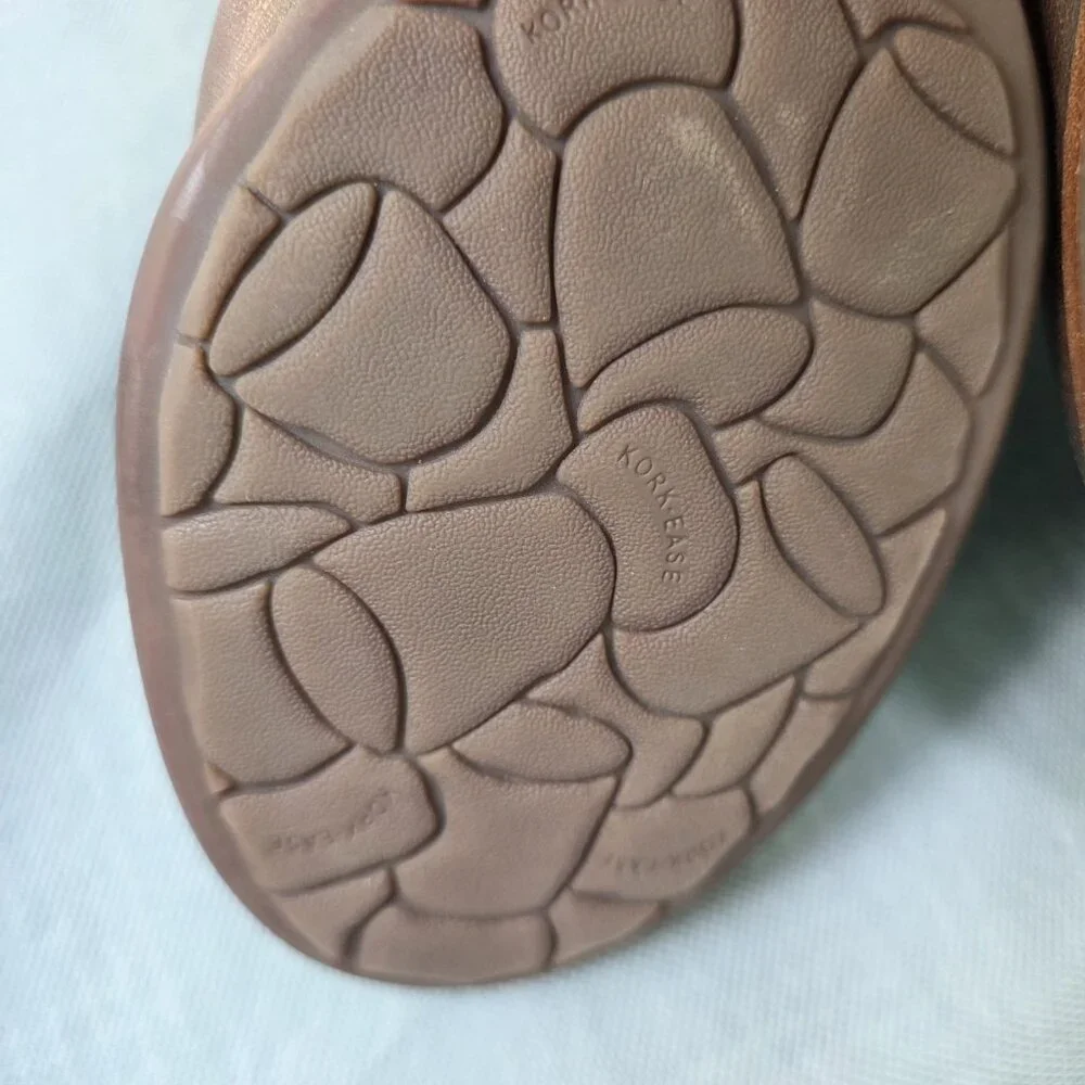 Kork-Ease Size 8M Brown Ankle Boots Size Zip Buckle Shoes Leather Western - Picture 11 of 11